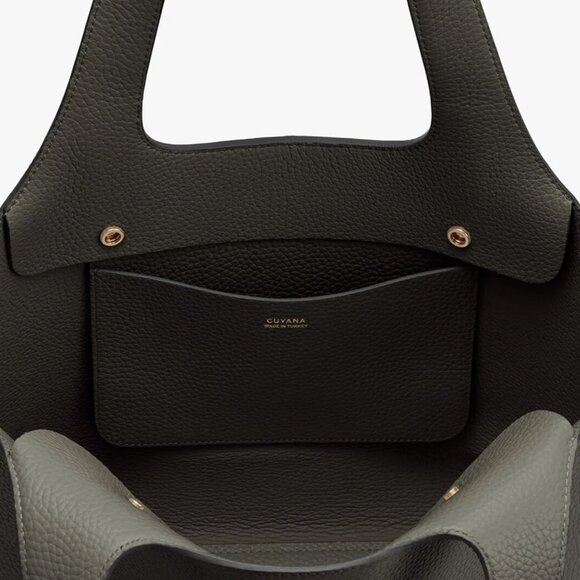 Cuyana System Tote - 16 inch Dark Olive - Picture 3 of 5